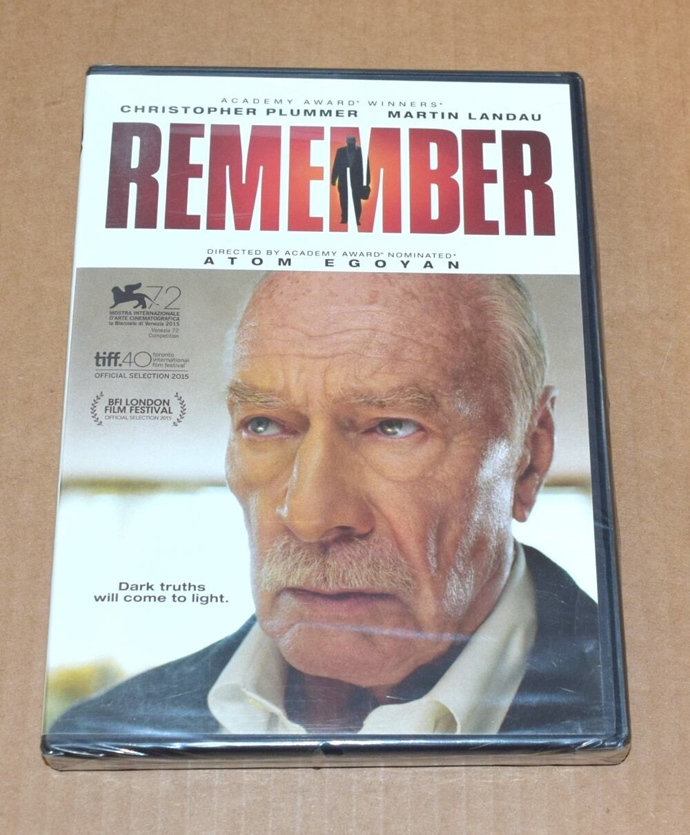 Remember (Blu-ray Disc, 2016, Canadian) New Sealed